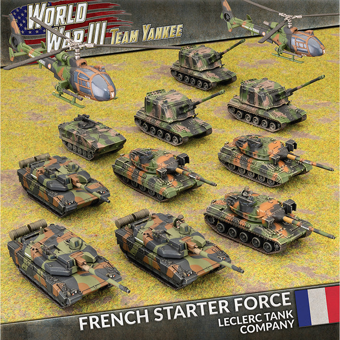 Team Yankee French Leclerc Tank Company Starter Force Nov-04 Pre-Order - Tistaminis