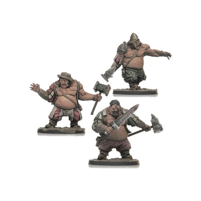 Shieldwolf Ogres Talliar. Ogre Troopers (3 miniatures) New - Tistaminis