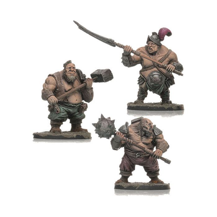 Shieldwolf Ogres Tall. Ogre Anvilsmashers (3 miniatures) New - Tistaminis