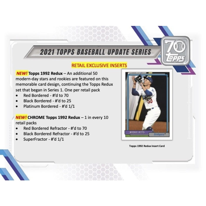 2021 TOPPS BASEBALL UPDATE BLASTER New - Tistaminis