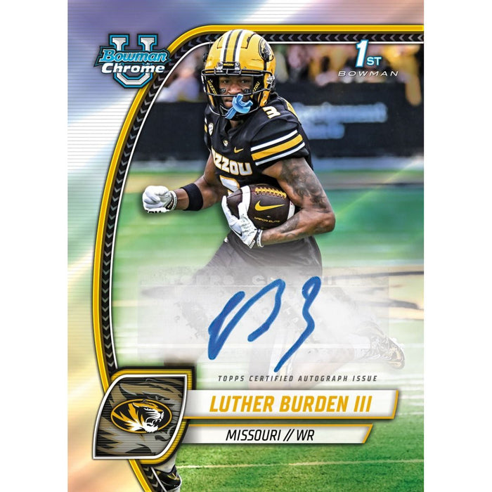 2024 TOPPS BOWMAN CHROME UNIVERSITY FOOTBALL