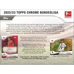 2023 TOPPS BUNDESLIGA CHROME SOCCER New - Tistaminis