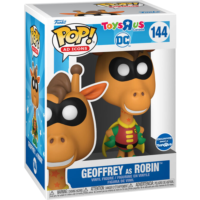 Funko Pop Geofrrey as Robin #144 Toys R Us Exclusive New - Tistaminis