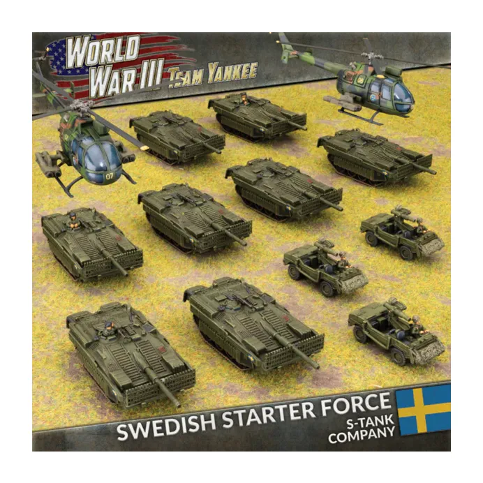 Team Yankee Swedish S-Tank Company Starter Force Aug-26 Pre-Order - Tistaminis