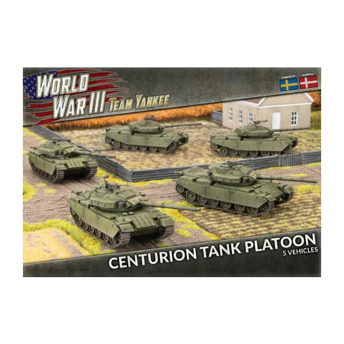 Team Yankee Centurion Tank Platoon (x5 Plastic) Aug-26 Pre-Order - Tistaminis