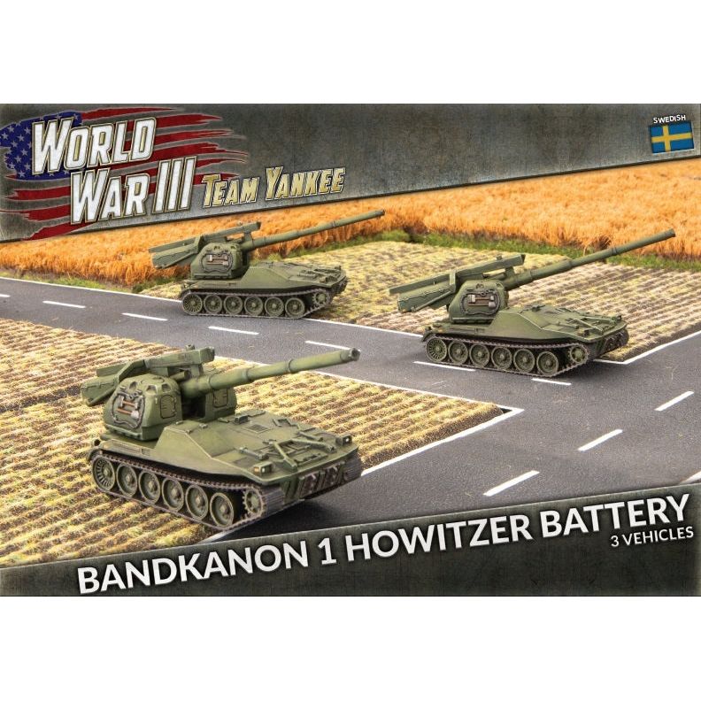 Team Yankee Bandkanon 1 Howitzer Battery (x3) Sept 9th Pre-Order - Tistaminis