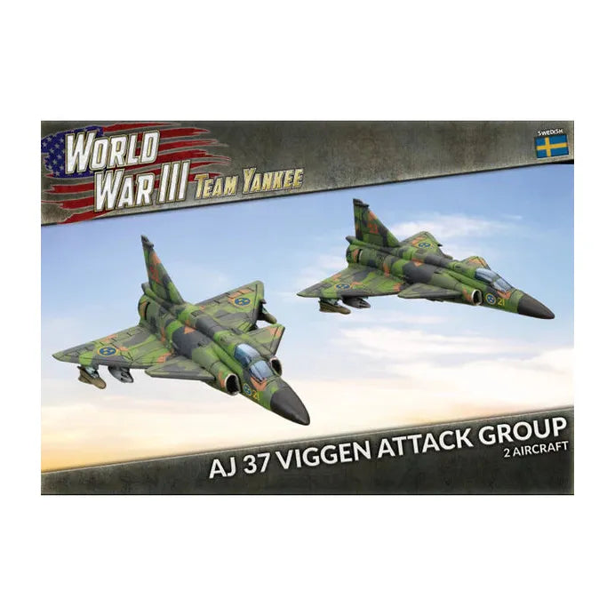 Team Yankee AJ 37 Viggen Attack Group (x2) Sept 9th Pre-Order - Tistaminis