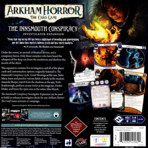 Arkham Horror LCG: The Innsmouth Conspiracy Investigator Expansion