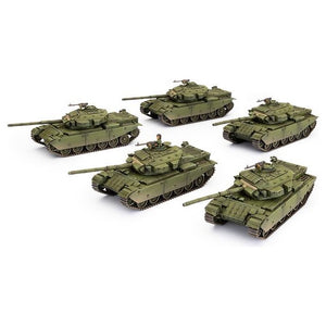 Team Yankee Centurion Tank Platoon (x5 Plastic) - Tistaminis