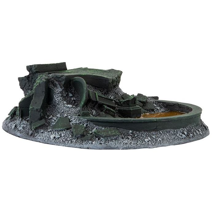 Battlefield in a Box	Gothic Battlefields: Ruined Fountain - Malachite (x1) New - Tistaminis