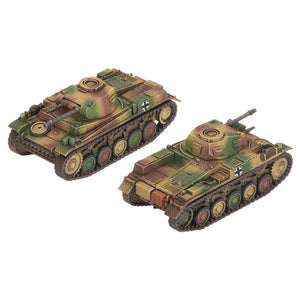 Flames of War Panzer II Platoon (x3 Plastic) - Tistaminis