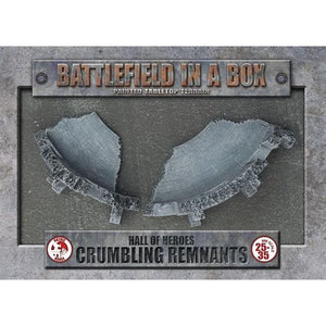 BATTLEFIELD IN A BOX GOTHIC BATTLEFIELDS - CRUMBLING REMNANTS (X2) - 30MM NEW - Tistaminis