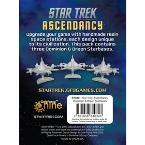 Star Trek Ascendancy: Dominion/Breen Starbase (x3) New - Tistaminis