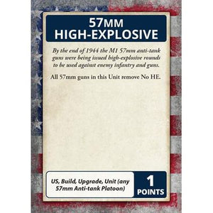 Flames of War American	Bulge: Americans Command Cards - Tistaminis