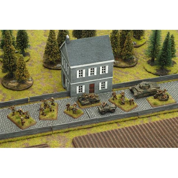 BATTLEFIELD IN A BOX	EUROPEAN HOUSE - DUNKIRK (X1) - WWII 15MM NEW - Tistaminis