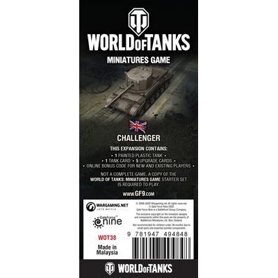 WORLD OF TANKS WV7 BRITISH CHALLENGER New - Tistaminis