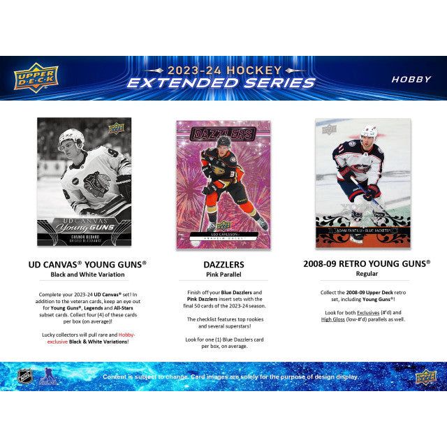 UPPER DECK HOCKEY EXTENDED HOBBY 2023-2024