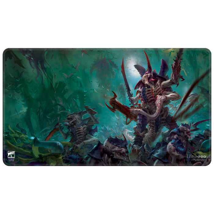 ULTRA PRO PLAYMAT WARHAMMER 40K TYRANID STITCHED Q1 2025 Pre-Order