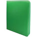 ULTRA PRO BINDER 12 POCKET VIVID ZIPPERED GREEN NEW - Tistaminis