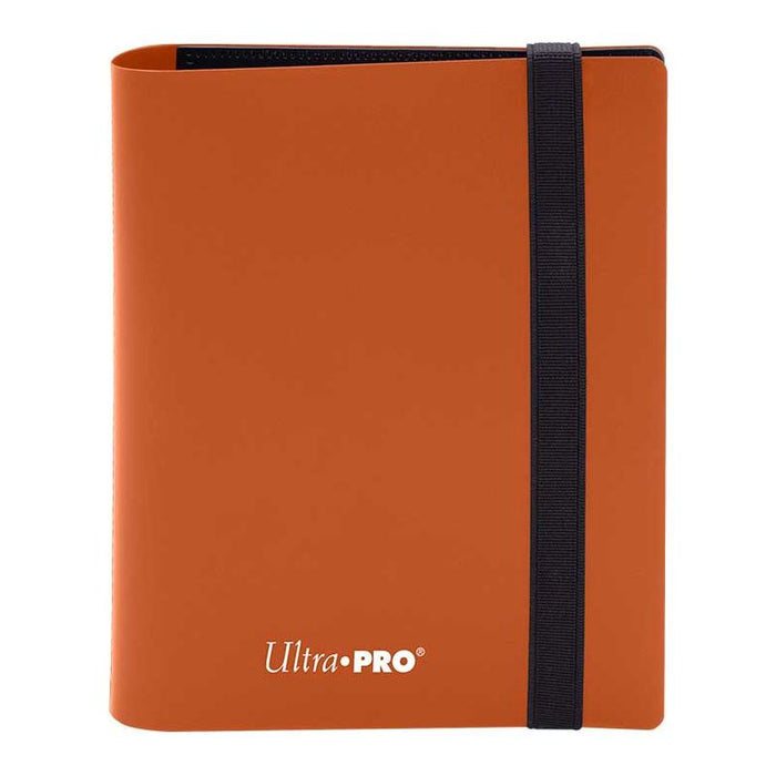 ULTRA PRO BINDER 4 POCKET ECLIPSE PUMPKIN ORANGE New - Tistaminis