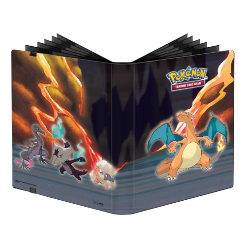 Ultra Pro Gallery Series Scorching Summit 9-Pocket PRO-Binder for Pokemon New - Tistaminis