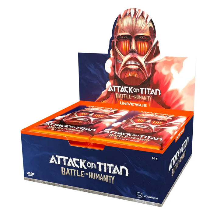 ATTACK ON TITAN BATTLE FOR HUMANITY BOOSTER BOX Aug-16 Pre-Order - Tistaminis