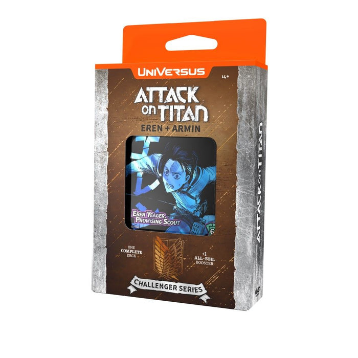 ATTACK ON TITAN BATTLE FOR HUMANITY CHALLENGER SERIES DECK EREN + ARMIN