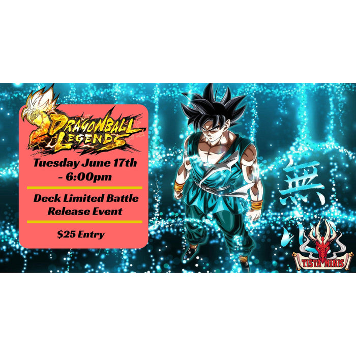 DRAGON BALL LEGENDS Deck Limited Battle Release Event