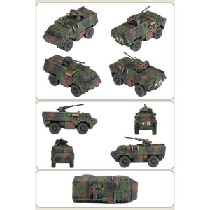 Team Yankee French VAB T20 Fire Support Section (x4) NEW - Tistaminis