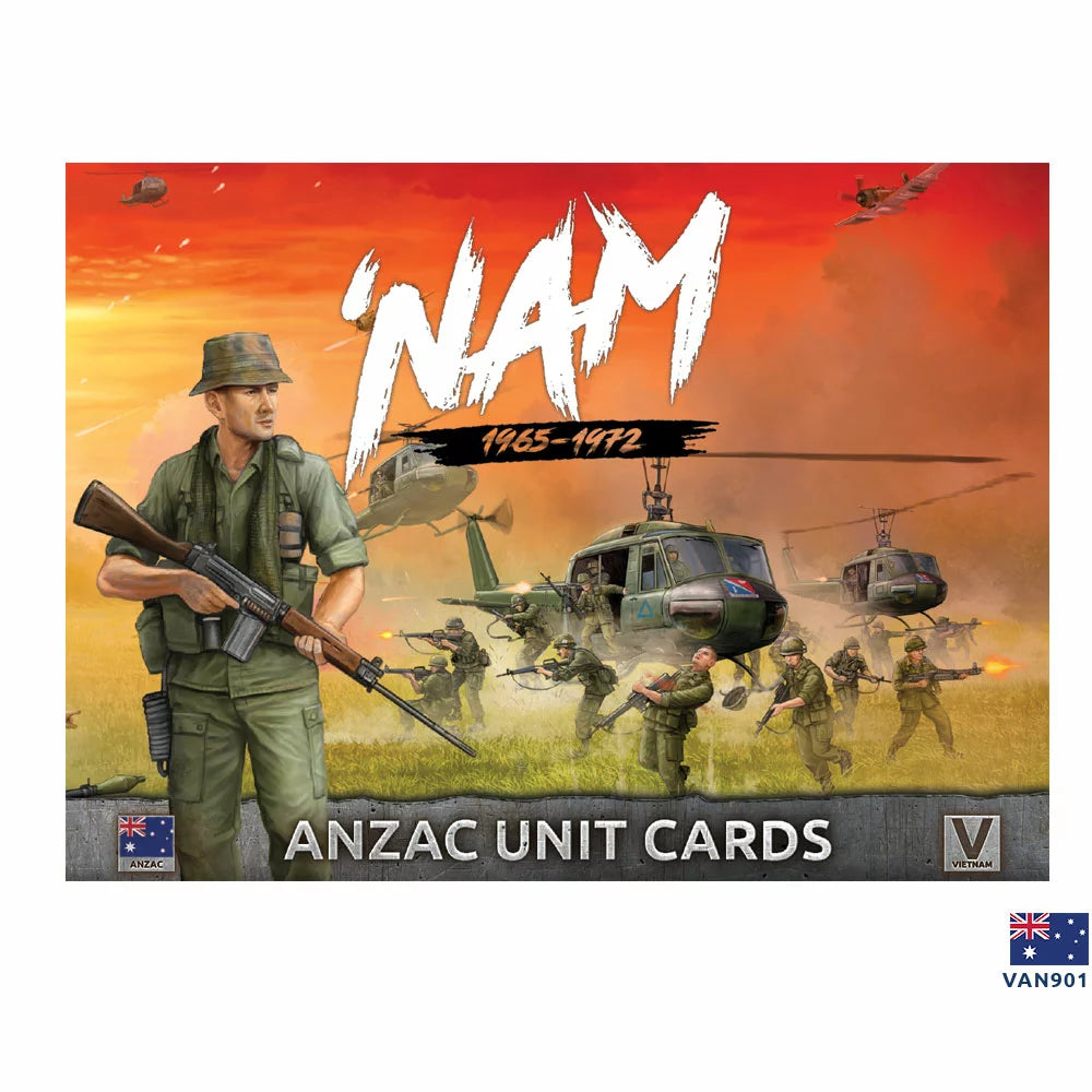 NAM Unit Cards - ANZAC Forces in Vietnam (x31 Cards) Pre-Order - Tistaminis