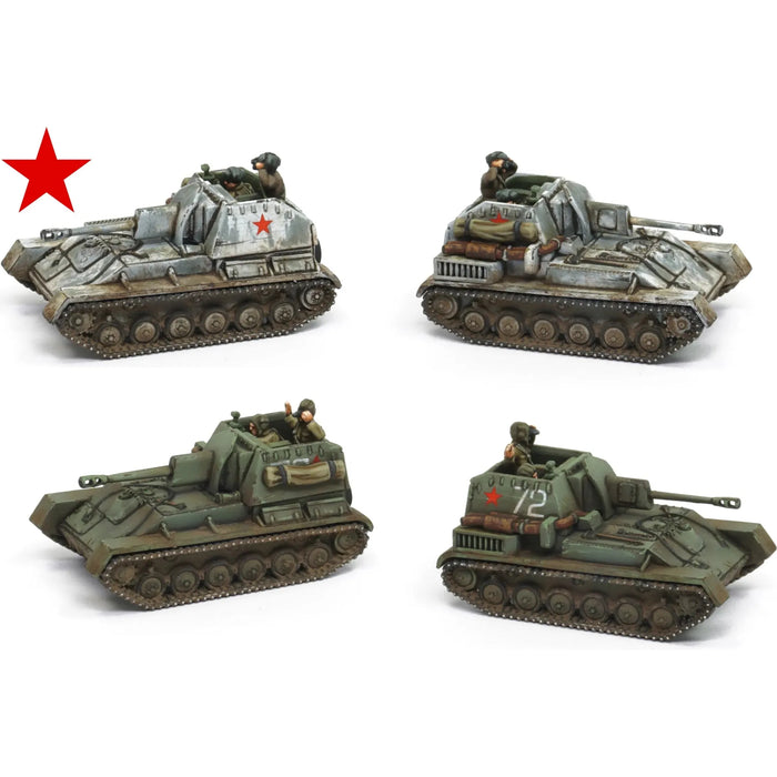 Victrix Soviet SU76 + Crew New - Tistaminis