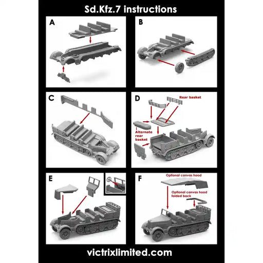 Victrix German 88m Gun and Sd.Kfz.7 New - Tistaminis