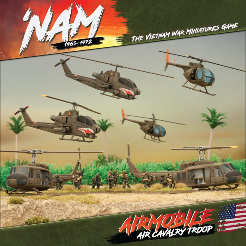 NAM Air Cavalry Troop (x6 Aircraft, x11 Figures) Pre-Order - Tistaminis