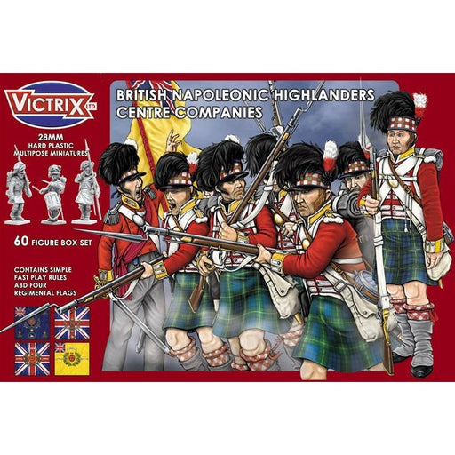 Victrix British Napoleonic Highlander Centre Companies New - Tistaminis