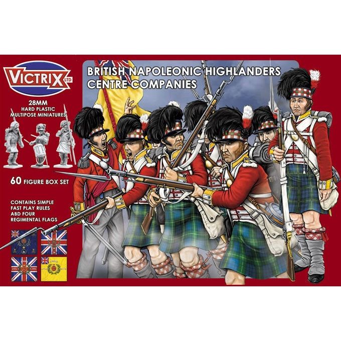 Victrix British Napoleonic Highlander Centre Companies New - Tistaminis