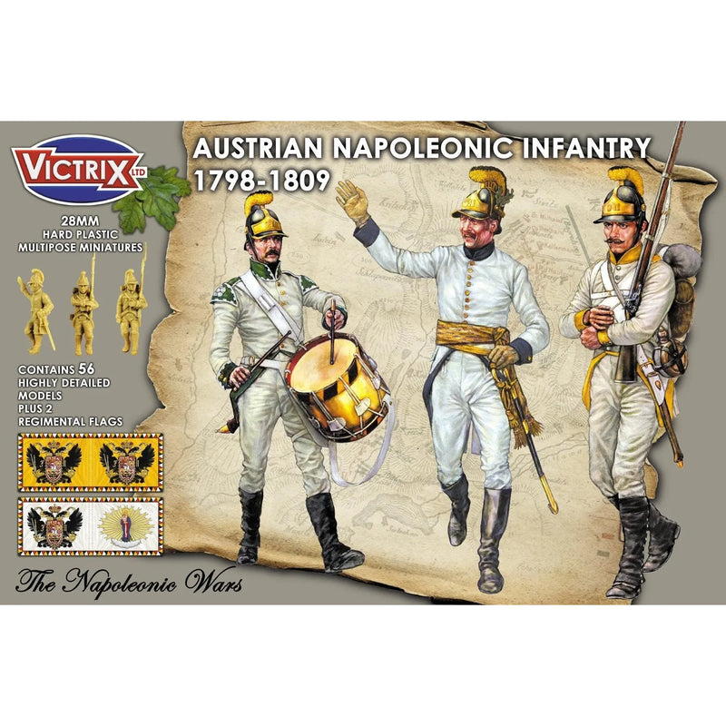 Victrix Austrian Napoleonic Infantry 1798-1809 New - Tistaminis