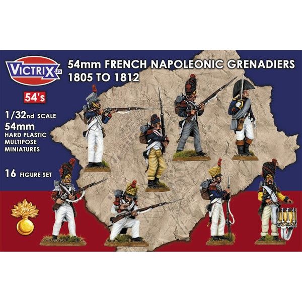 Victrix 54mm French Napoleonic Grenadiers 1805 - 1812 New - Tistaminis