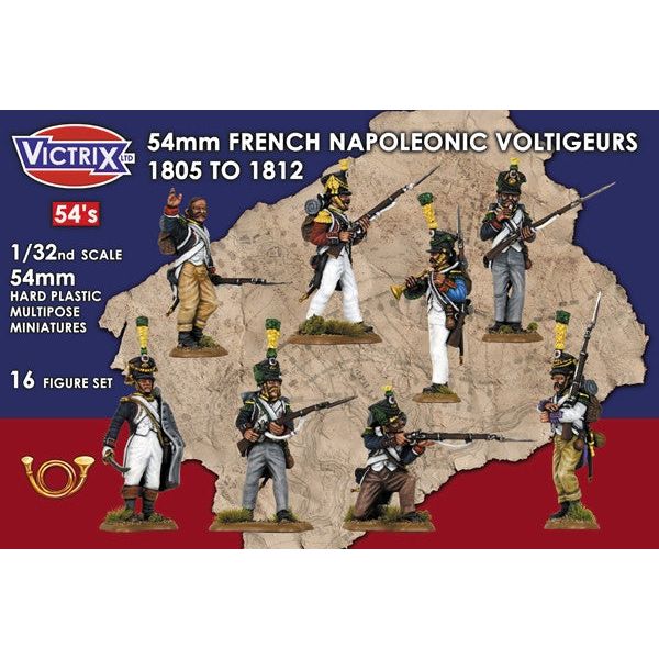 Victrix 54mm French Napoleonic Voltigeurs 1805 - 1812 New - Tistaminis