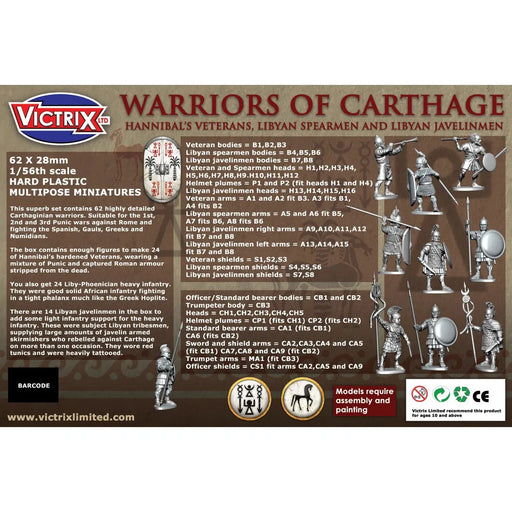 Victrix Warriors of Carthage New - Tistaminis