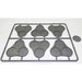 Victrix Plastic Bases Set 9. Skirmish movement trays for 25mm round bases. New - Tistaminis