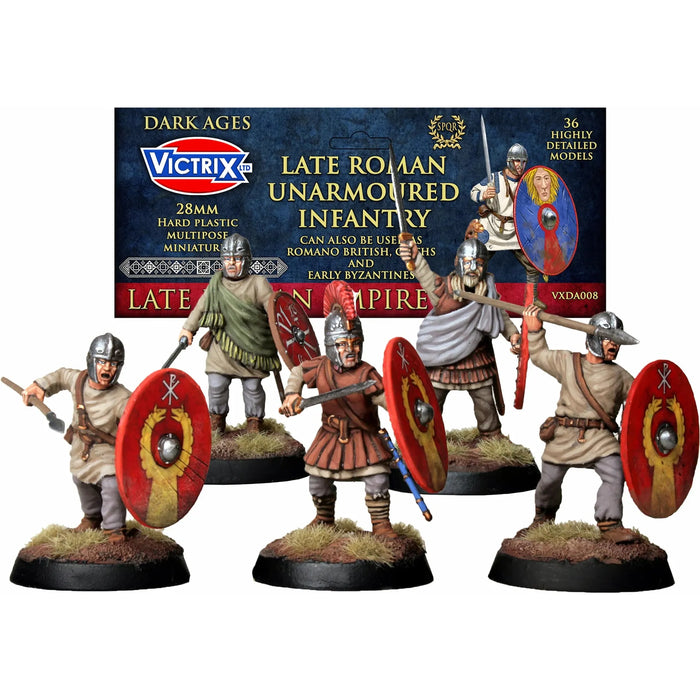 Victrix Late Roman Unarmoured Infantry New - Tistaminis