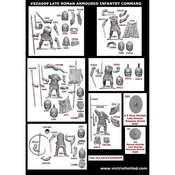 Victrix Late Roman Armoured Infantry New - Tistaminis