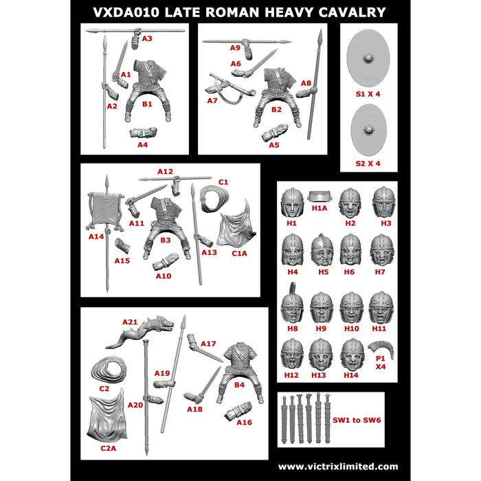 Victrix Late Roman Armoured Cavalry New - Tistaminis