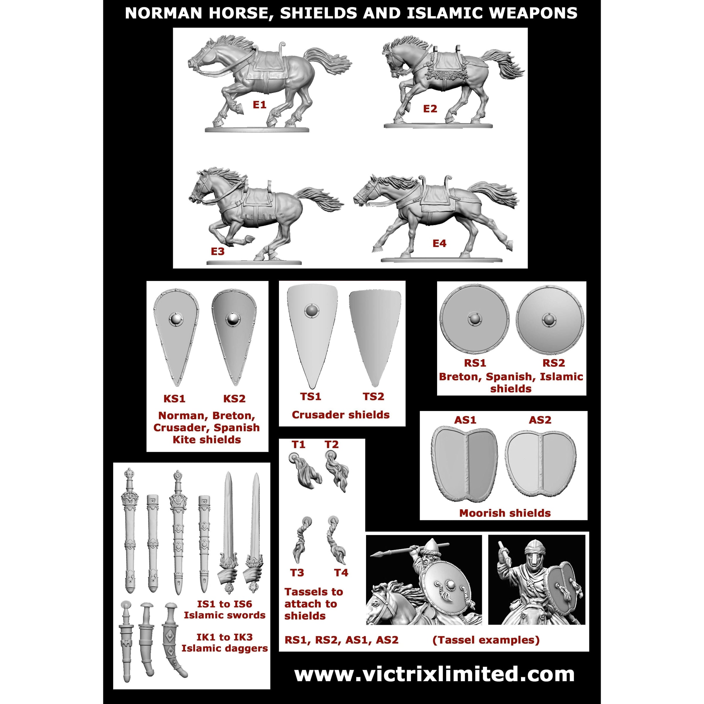 Victrix Norman Unarmoured Cavalry New