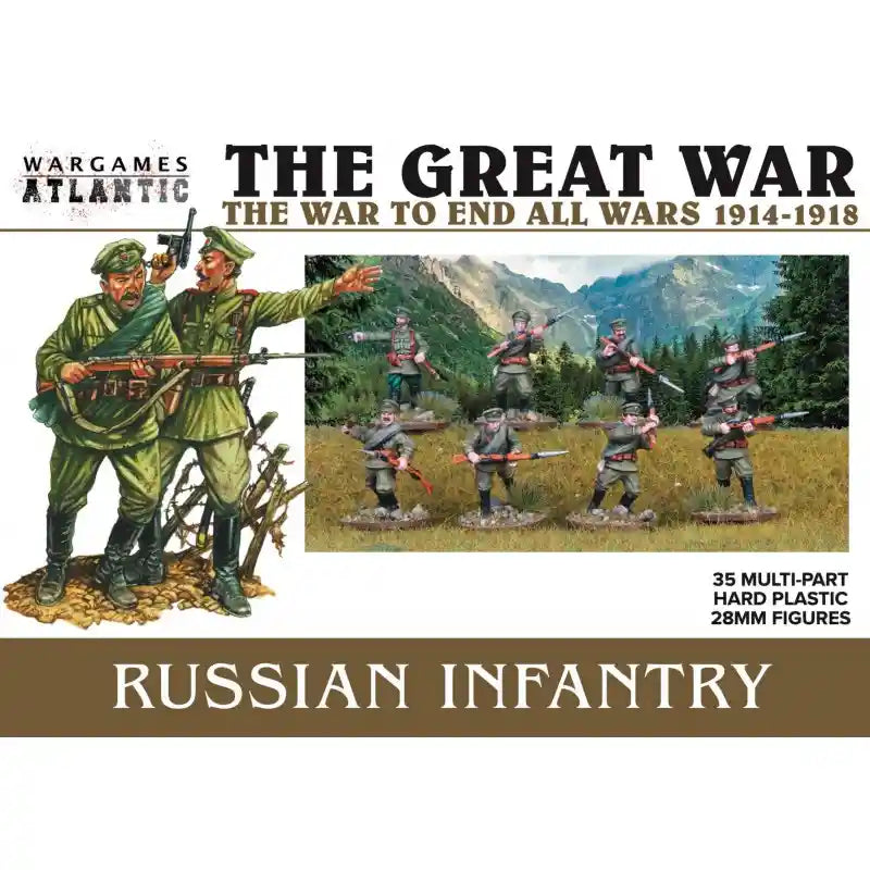 Wargames Atlantic Russian Infantry (WWI & RCW) New - Tistaminis