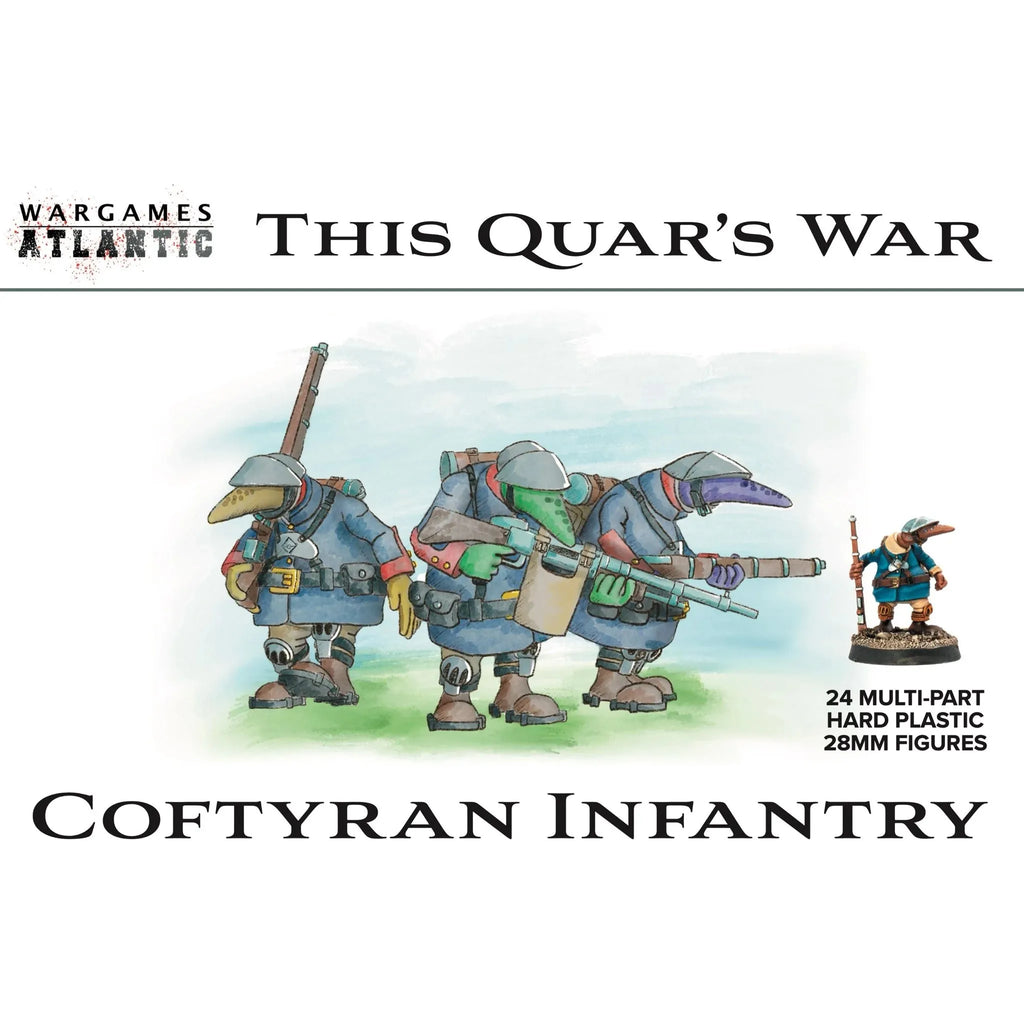 Wargames Atlantic Quar Coftyran Infantry New - Tistaminis