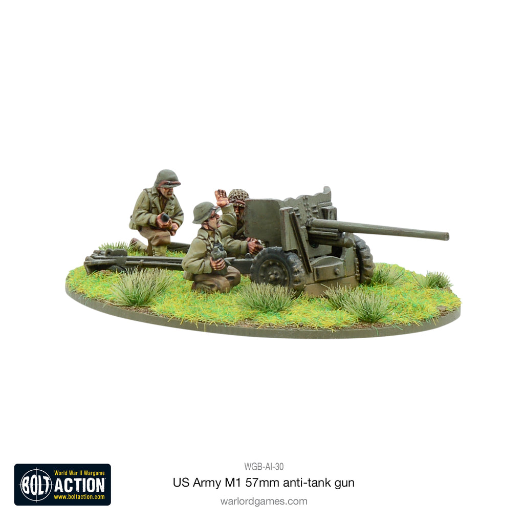Bolt Action American US Army 57mm Anti-Tank Team New - Tistaminis