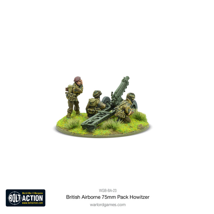 Bolt Action British Para 75mm Pack Howitzer & Crew New - Tistaminis