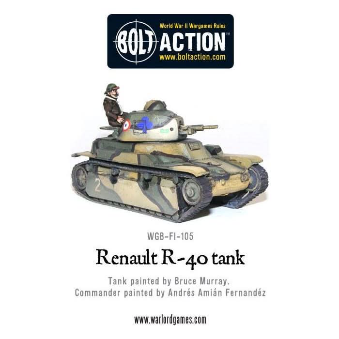 French R40 Bolt Action French Renault R40 Tank
