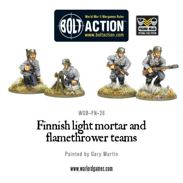 Bolt Action Finnish Light Mortar & flame thrower New - Tistaminis